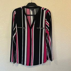 Stripped XL INC Blouse